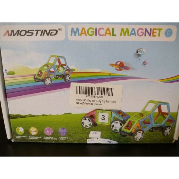 Magnetic Blocks Building Tiles Preschool Educational Construction Stacking Toys - Picture 1 of 1